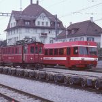 FW Bahn Wil Bahnhof alt und neue Triebwagen