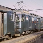 mthb Triebwagen in grün