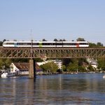 Seelinie Rheinbrücke in Schaffhausen Bahnstrecke