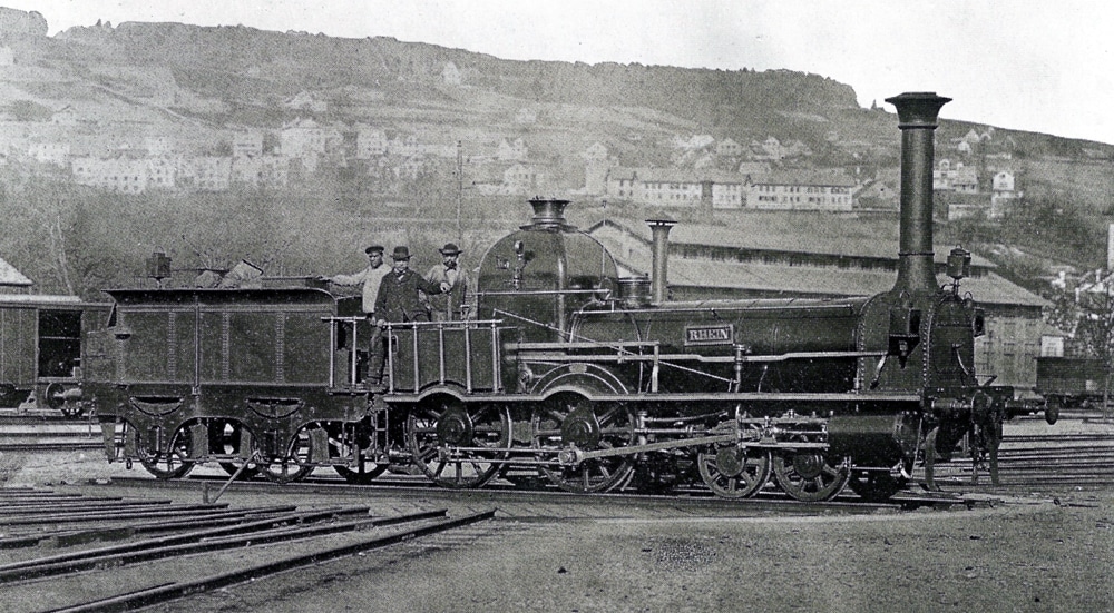 Nordbahn Lokomotive Rhein